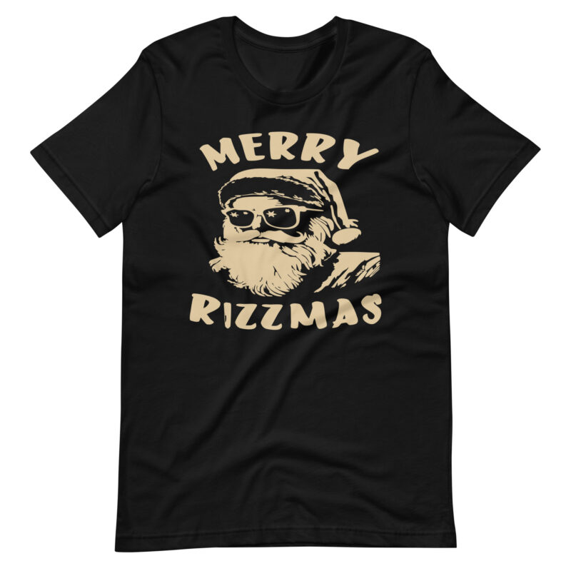 Merry Rizzmas black t-shirt